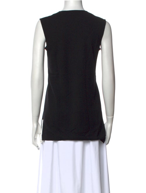 Akris Wool V-Neck Top