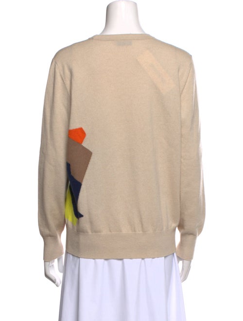 Akris Printed Crew Neck Sweater