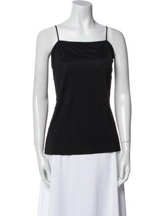 Akris Square Neckline Sleeveless Top
