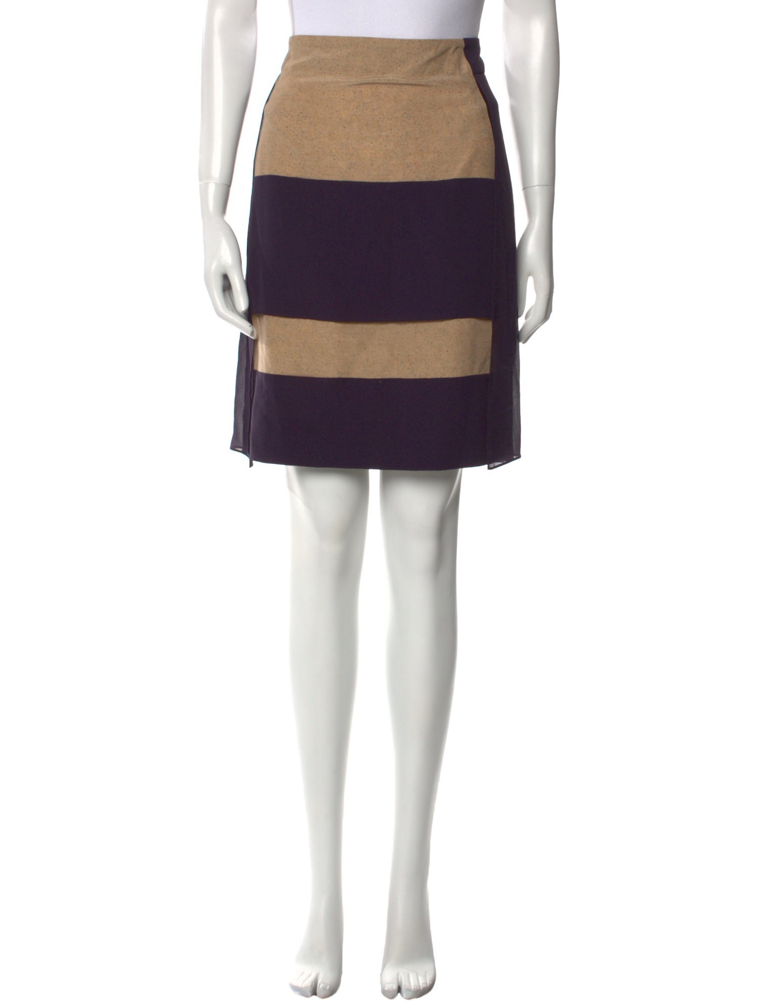 Akris Silk Knee-Length Skirt