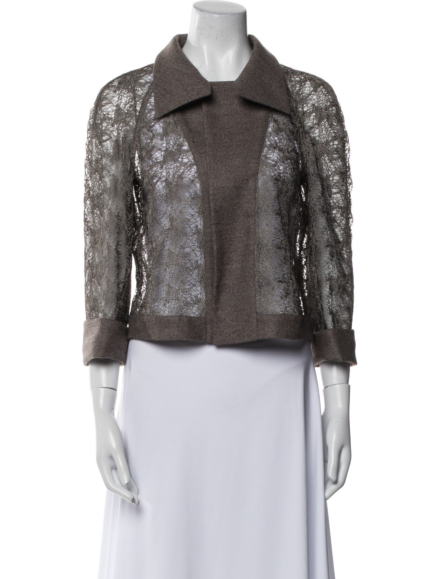 Akris Tweed Pattern Evening Jacket w/ Tags