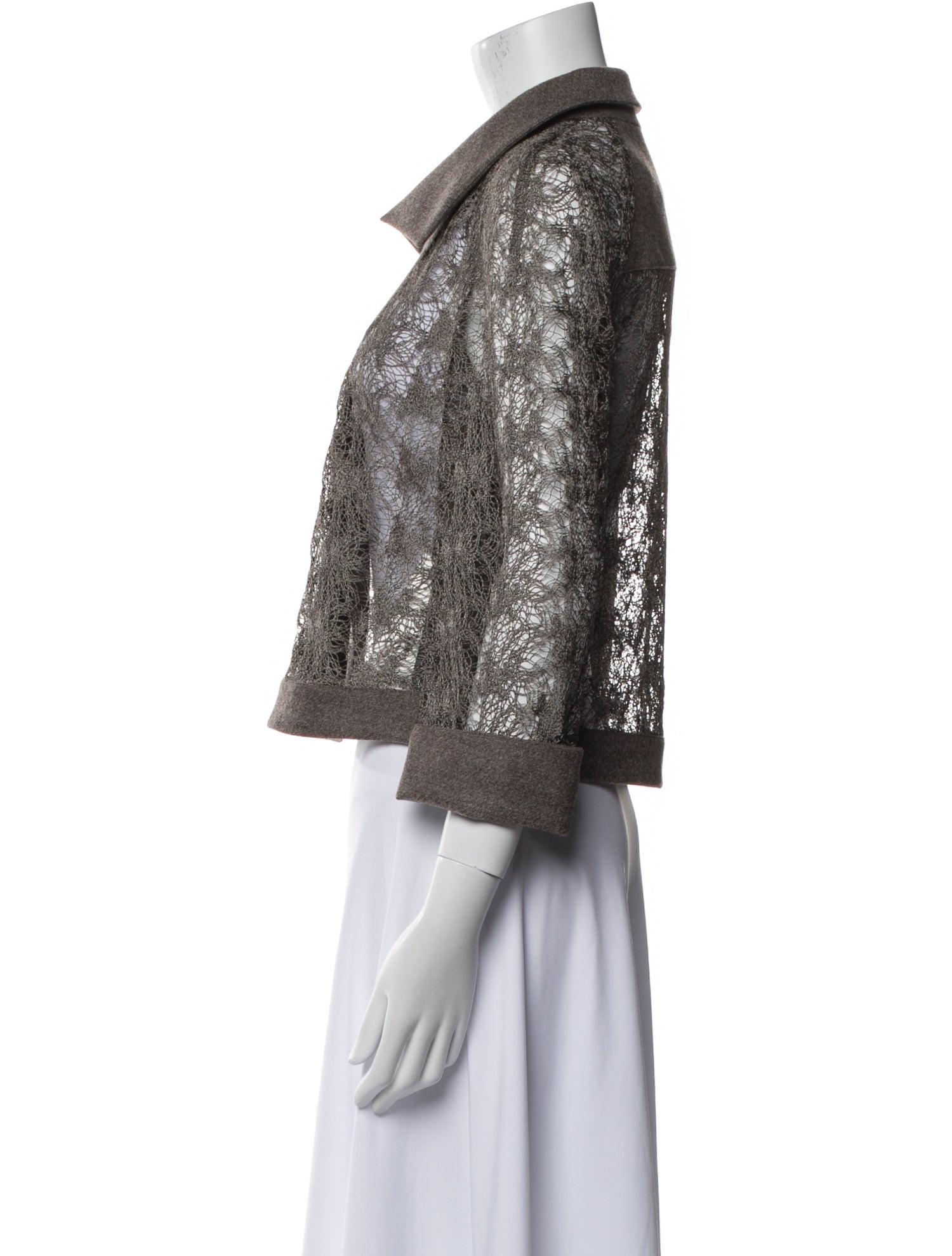 Akris Tweed Pattern Evening Jacket w/ Tags