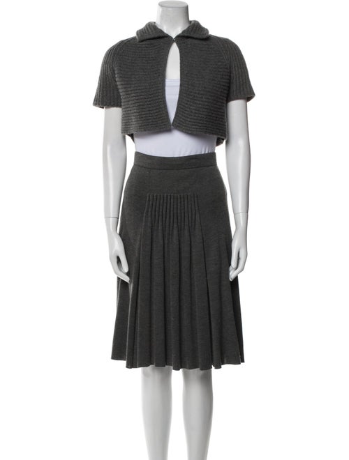 Akris Cashmere Skirt Set