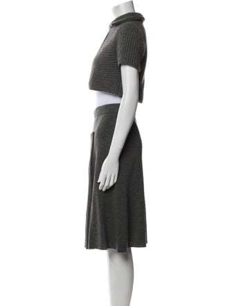 Akris Cashmere Skirt Set
