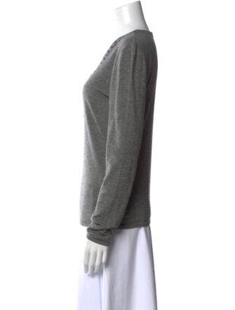 Akris Cashmere Scoop Neck Sweater