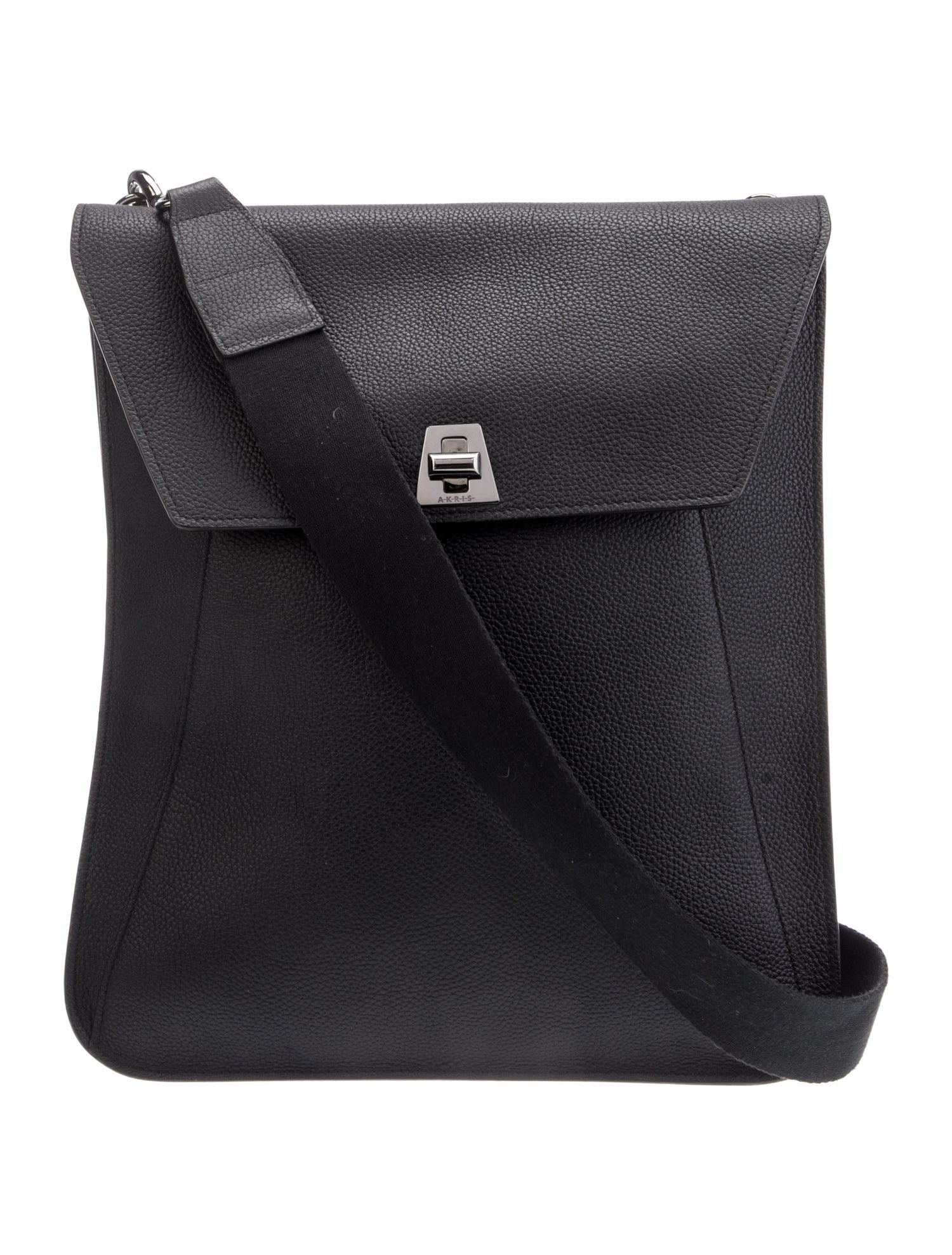 Akris Leather Messenger Bag