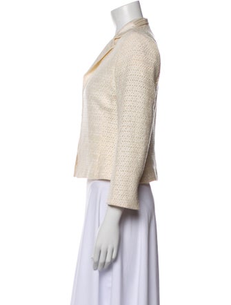 Akris Tweed Pattern Blazer