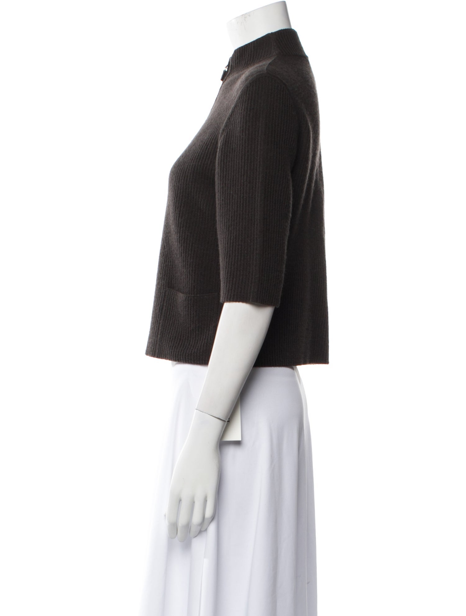 Akris Cashmere Mock Neck Sweater