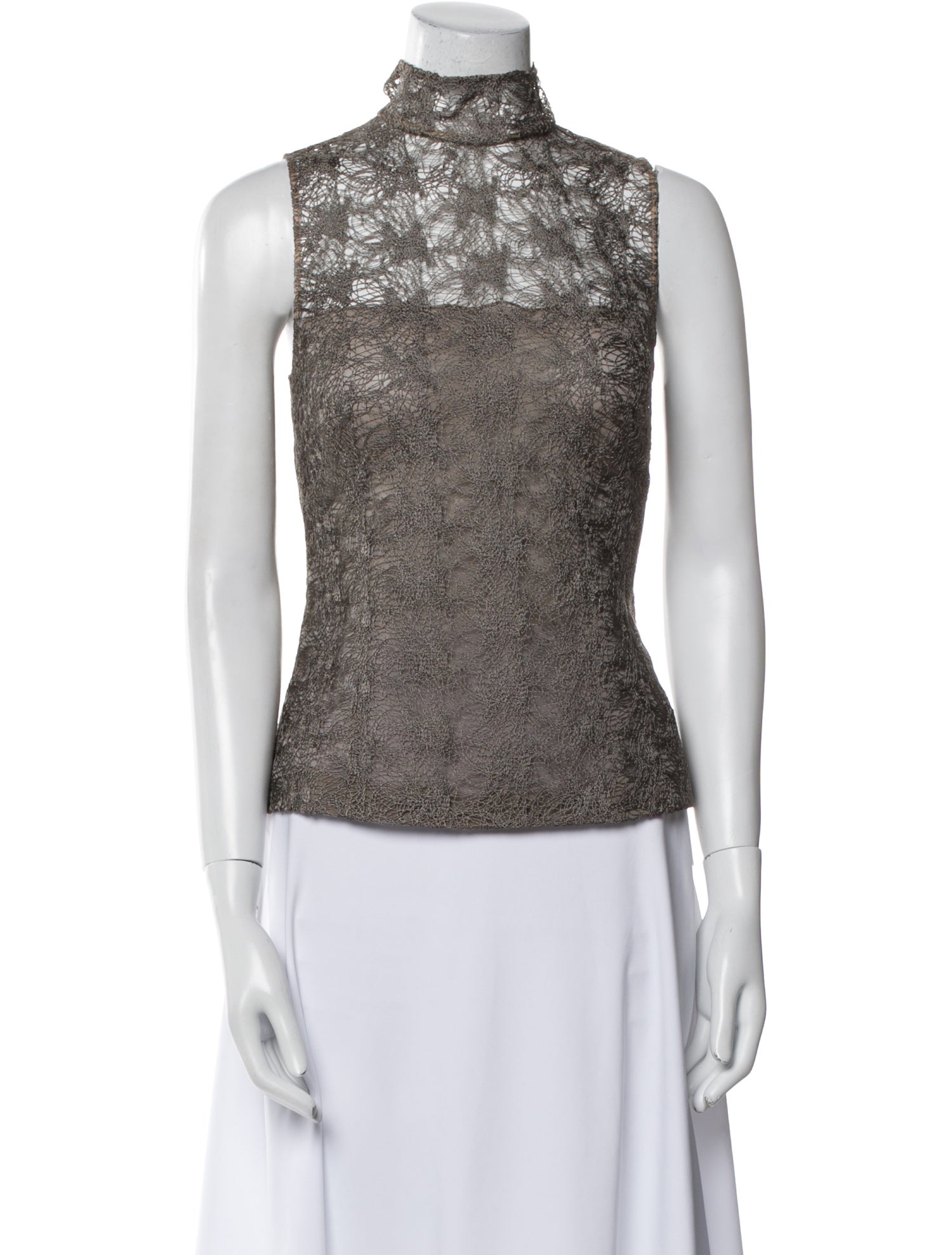 Akris Mock Neck Sleeveless Top w/ Tags