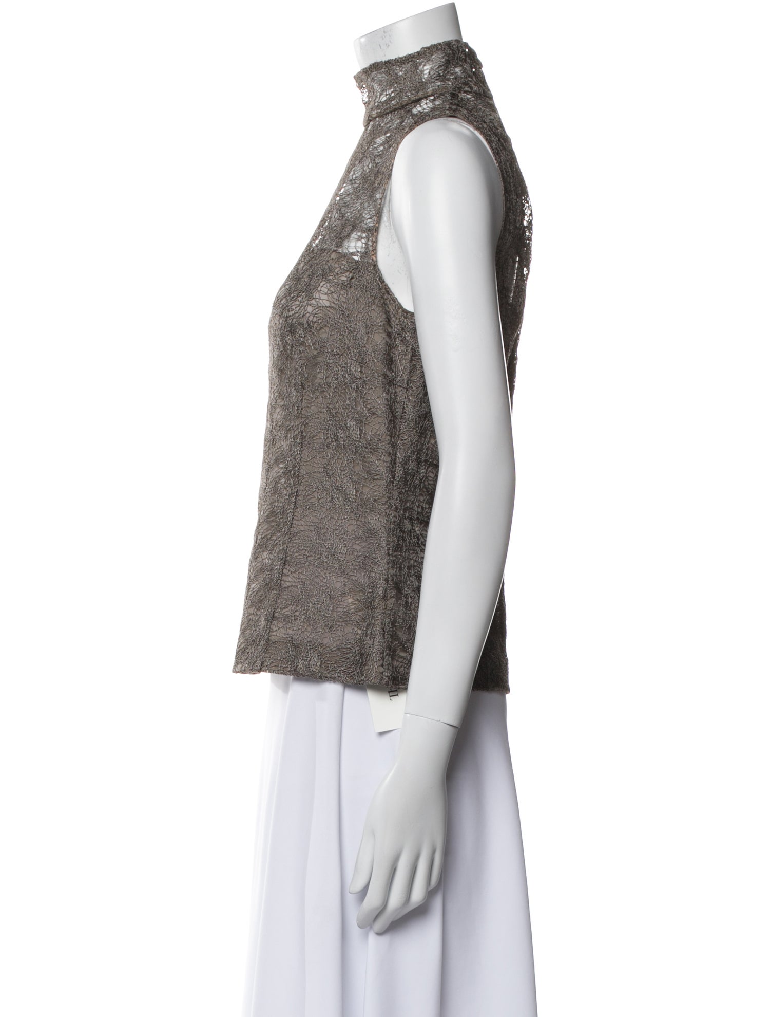 Akris Mock Neck Sleeveless Top w/ Tags