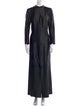 Akris Mock Neck Long Dress