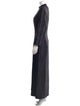 Akris Mock Neck Long Dress