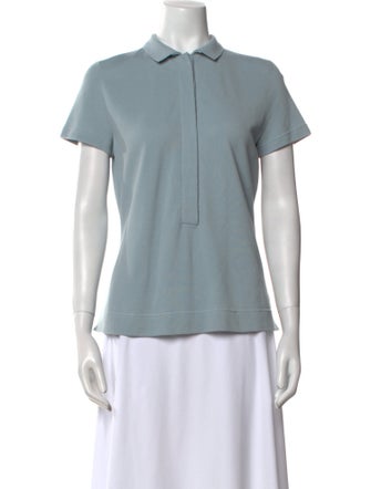 Akris Crew Neck Short Sleeve Polo