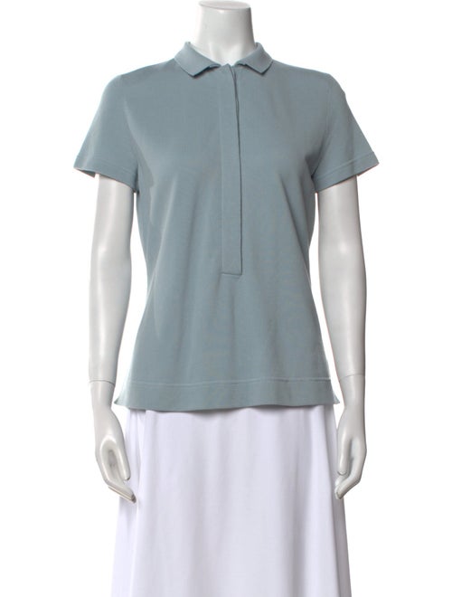 Akris Crew Neck Short Sleeve Polo