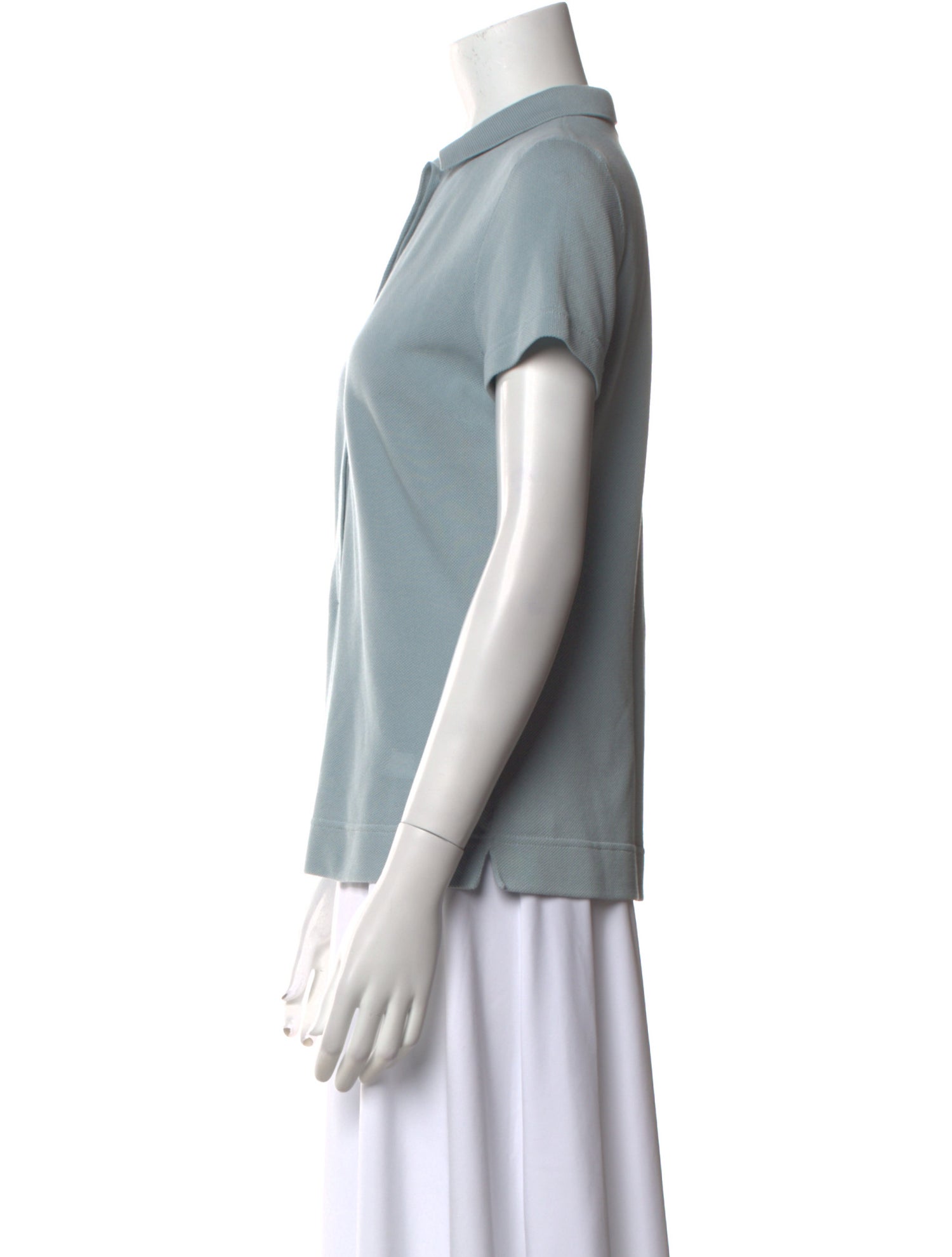 Akris Crew Neck Short Sleeve Polo