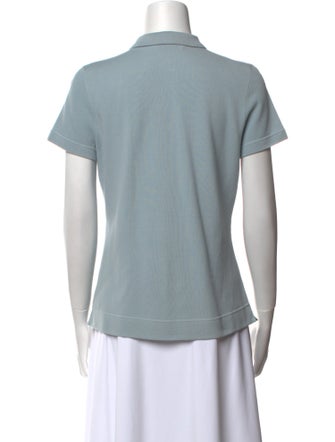Akris Crew Neck Short Sleeve Polo