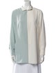 Akris Silk Mock Neck Tunic