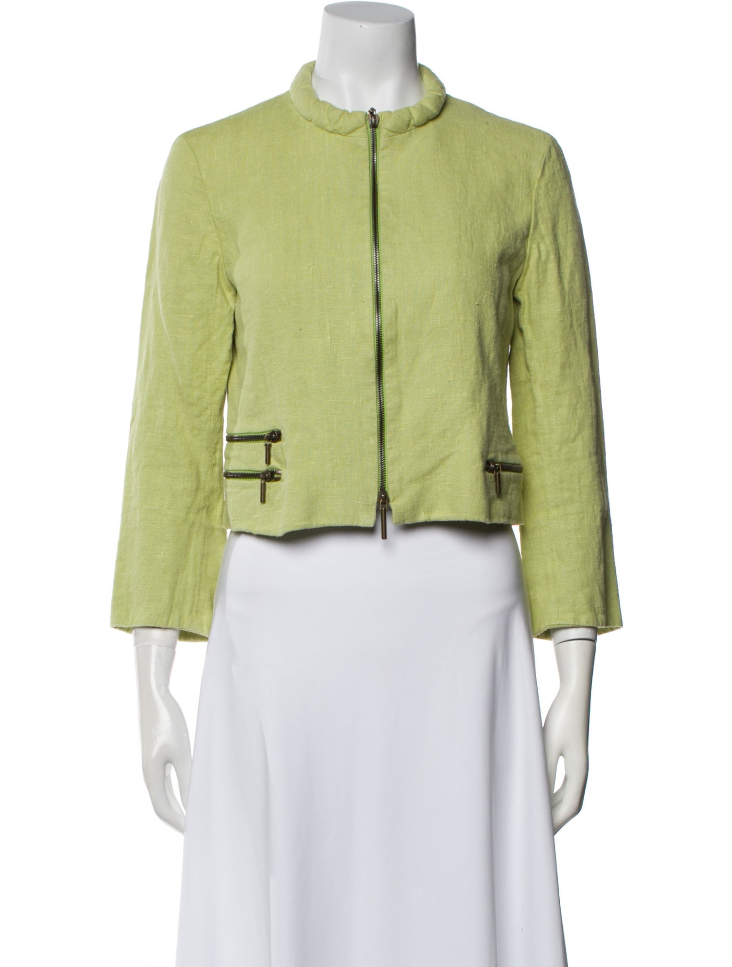 Akris Linen Evening Jacket
