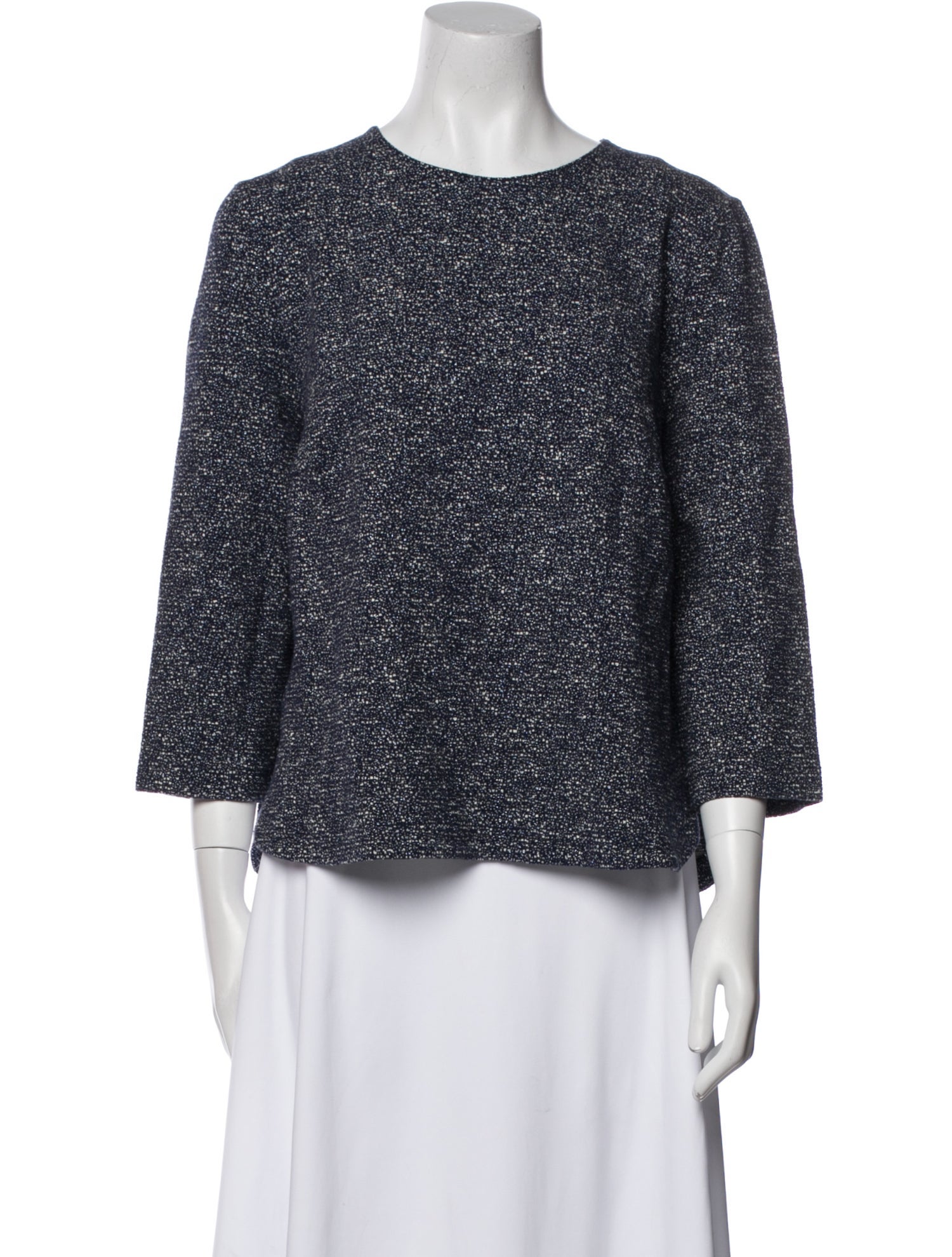 Akris Printed Bateau Neckline Blouse w/ Tags