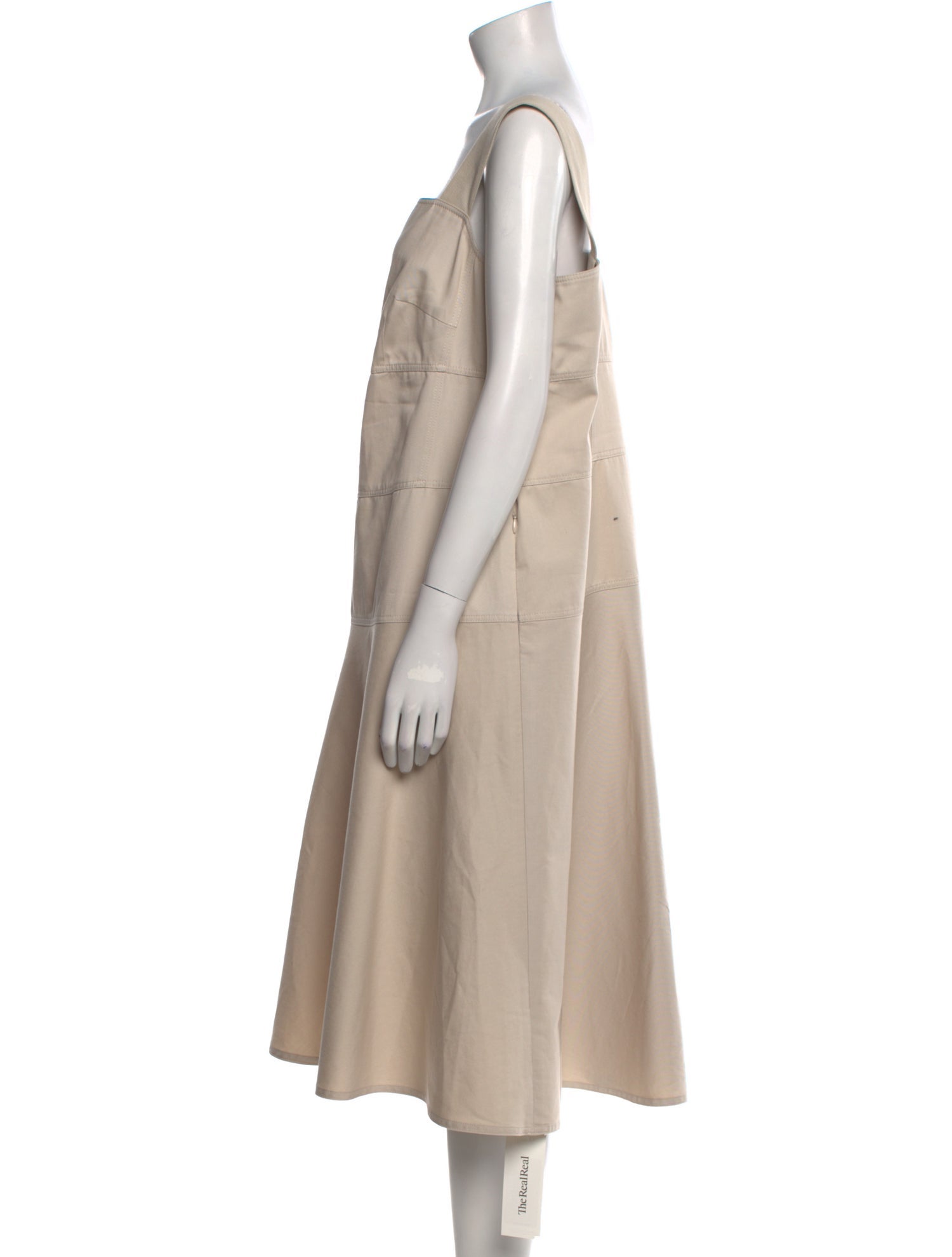 Akris Square Neckline Midi Length Dress