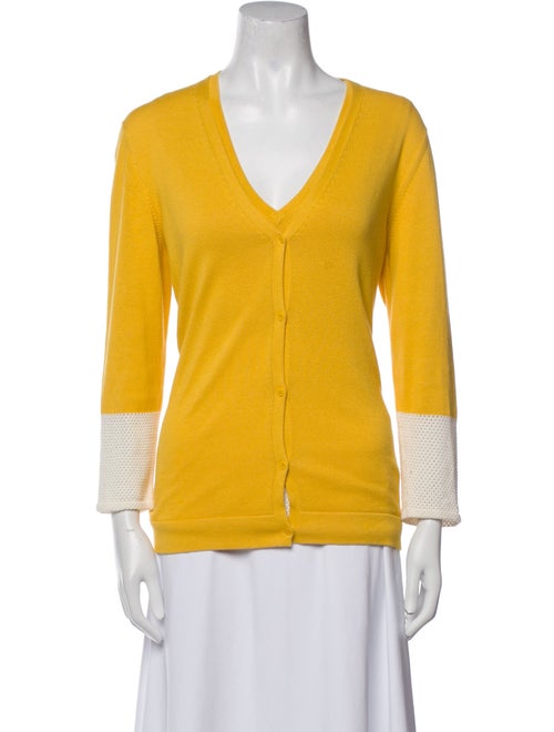 Akris Colorblock Pattern Eyelet Trim Set