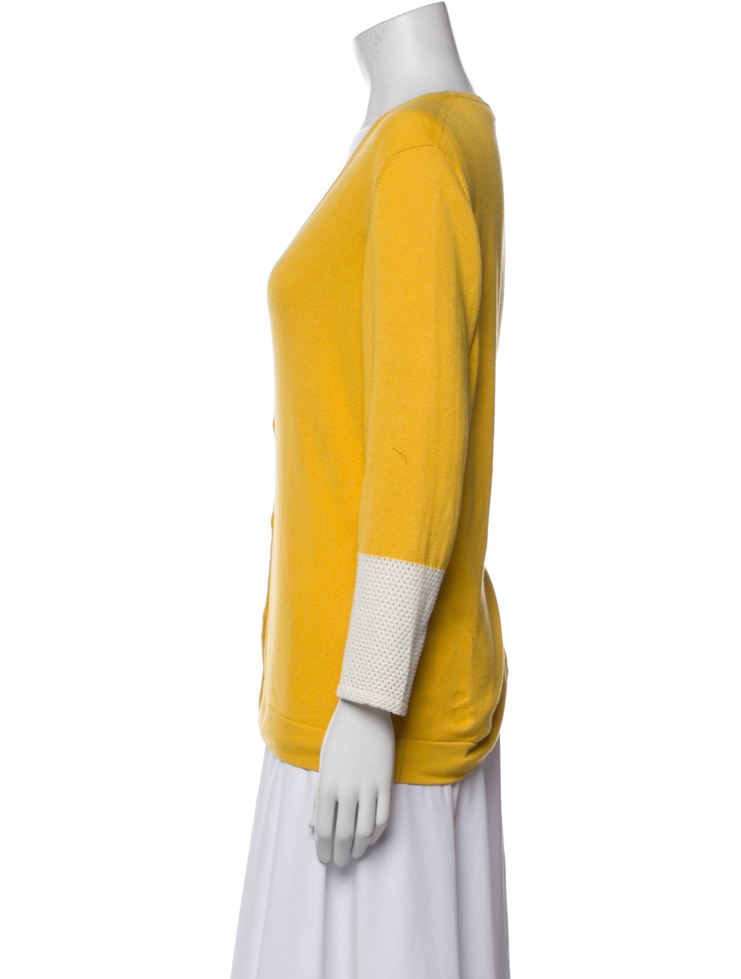 Akris Colorblock Pattern Eyelet Trim Set