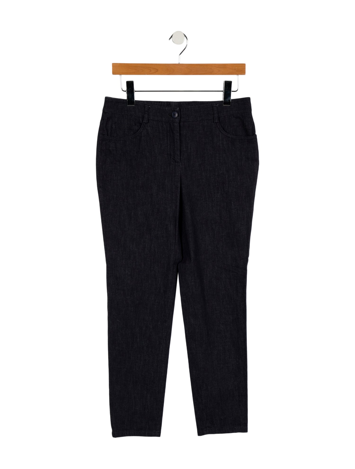 Akris Mid-Rise Skinny Leg Jeans