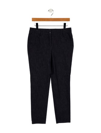 Akris Mid-Rise Skinny Leg Jeans