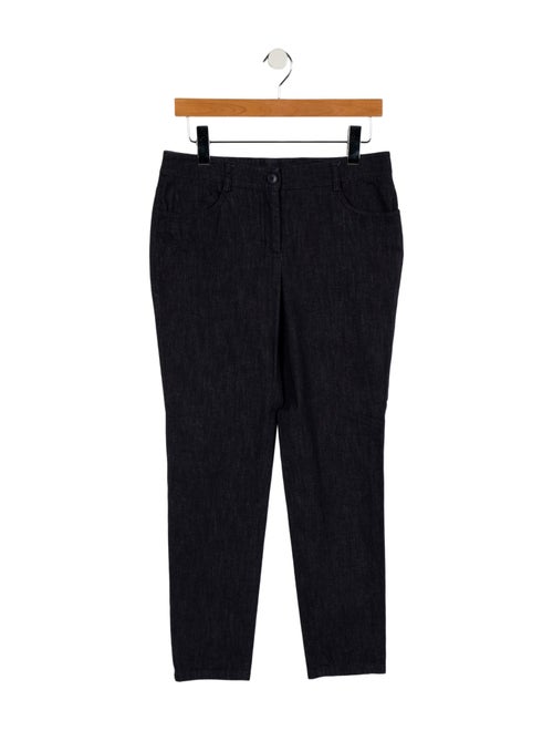Akris Mid-Rise Skinny Leg Jeans