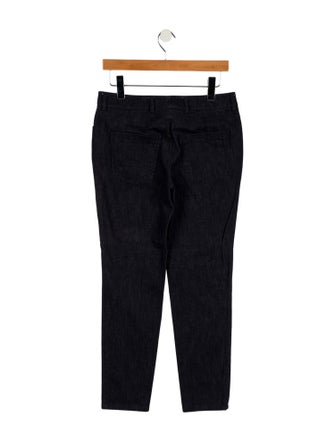 Akris Mid-Rise Skinny Leg Jeans