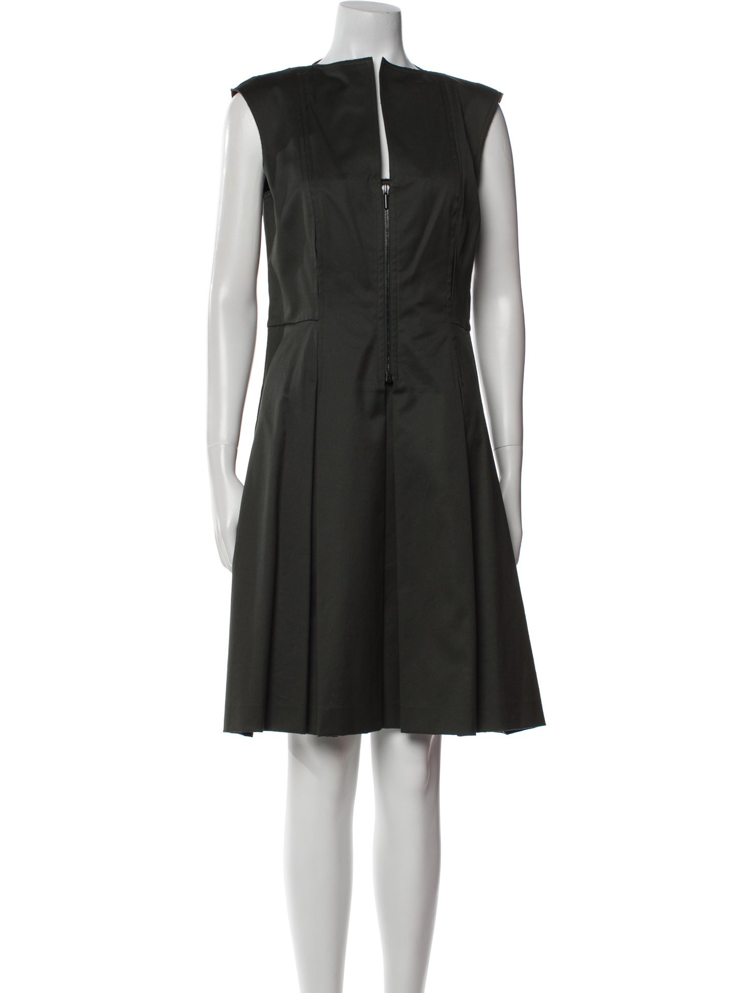 Akris Punto Bateau Neckline Knee-Length Dress