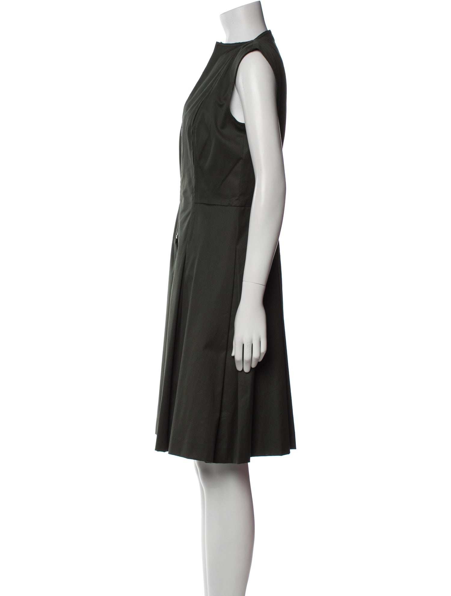Akris Punto Bateau Neckline Knee-Length Dress