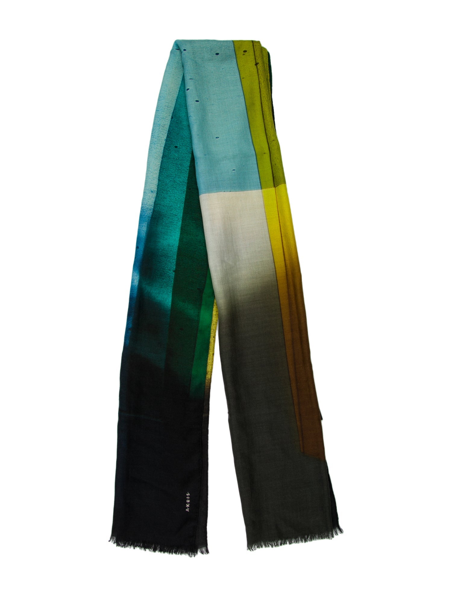 Akris Cashmere Striped Scarf