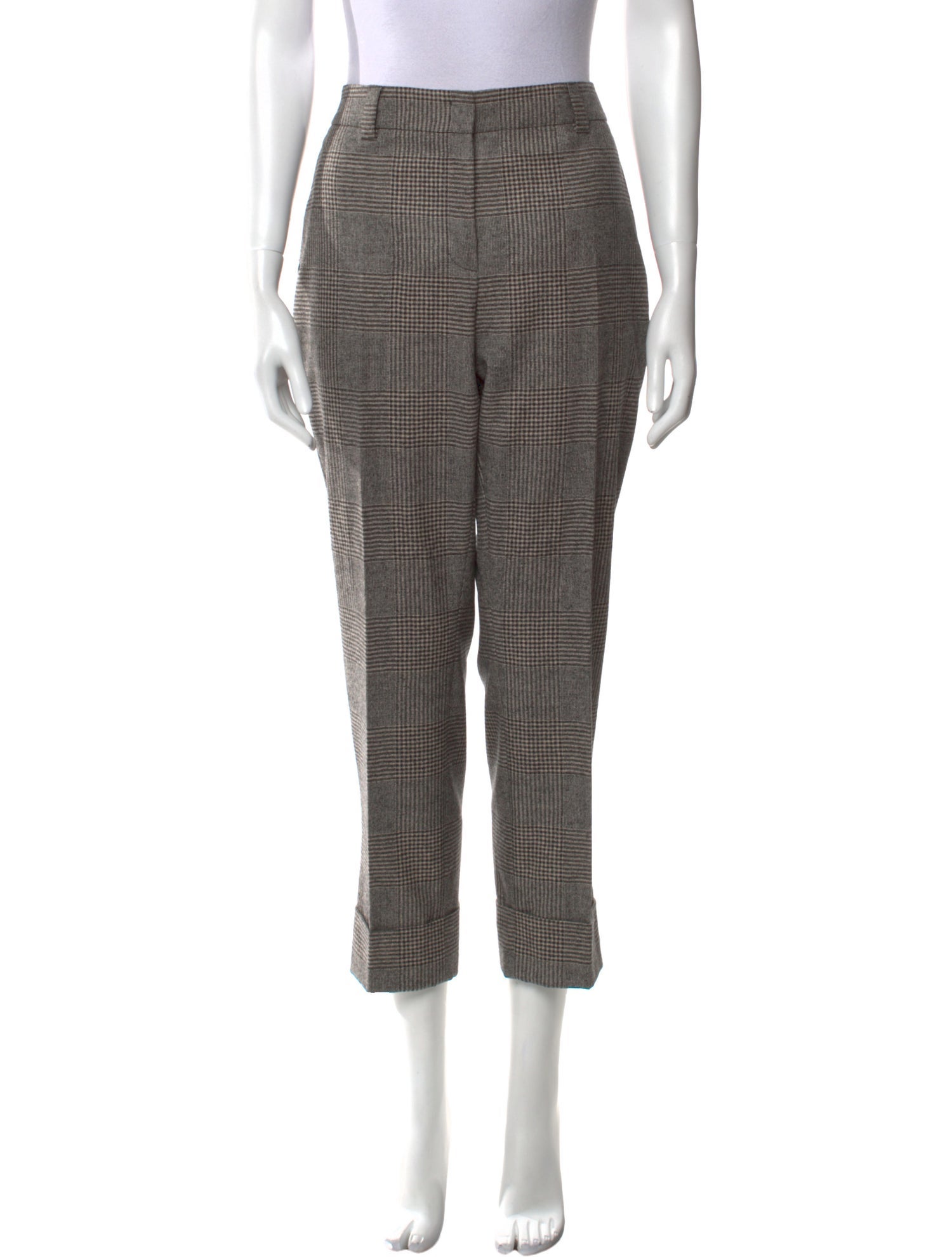 Akris Wool Straight Leg Pants