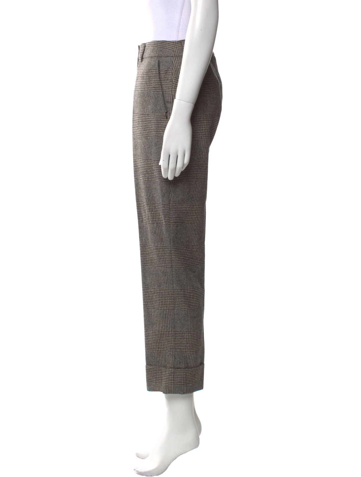 Akris Wool Straight Leg Pants