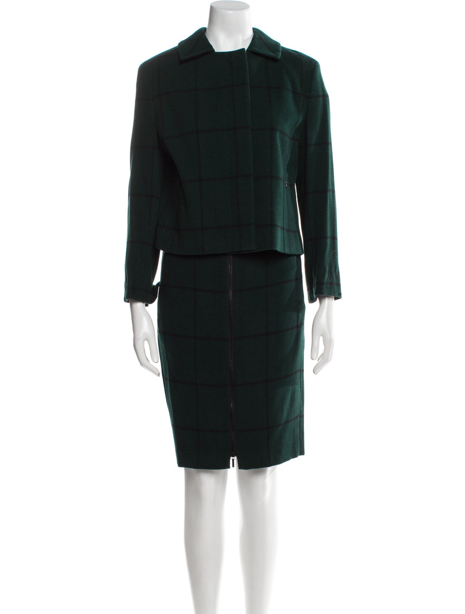 Akris Punto Wool Skirt Set