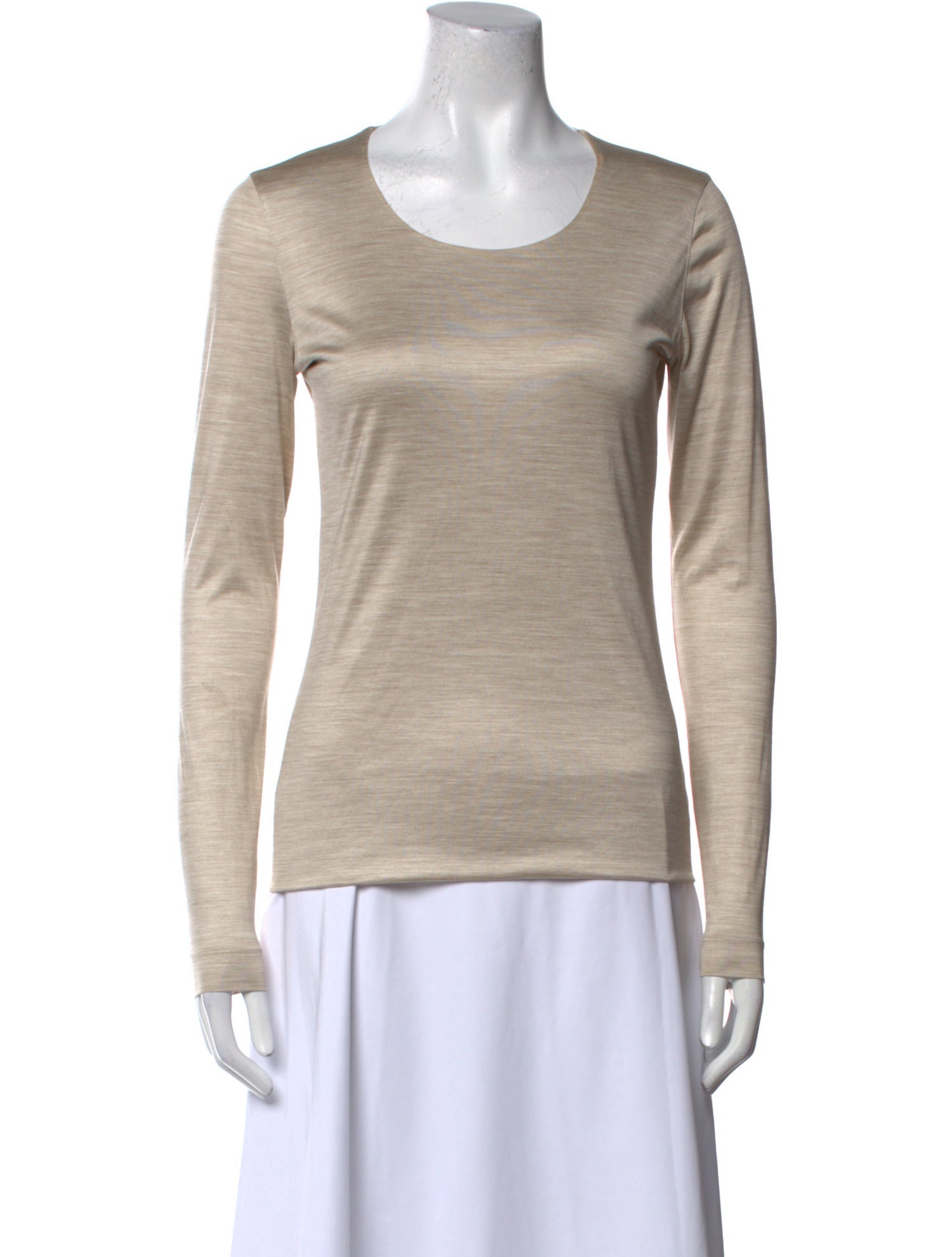 Akris Silk Scoop Neck Top