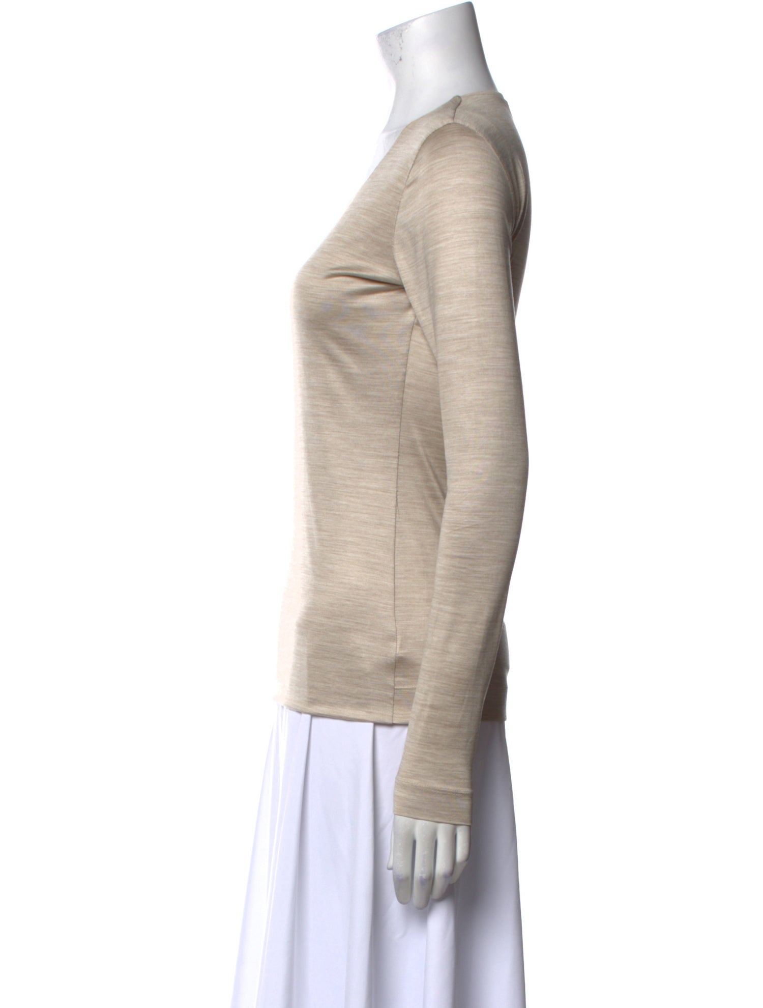 Akris Silk Scoop Neck Top