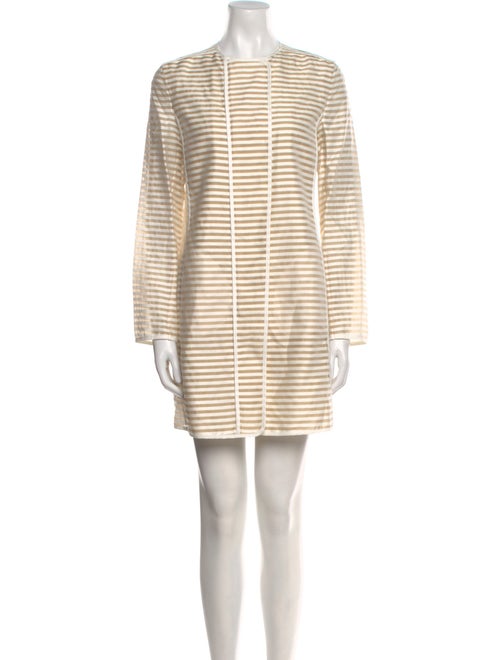 Akris Striped Mini Dress
