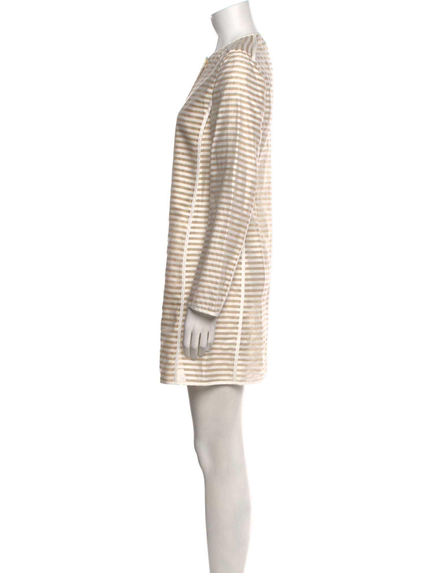 Akris Striped Mini Dress