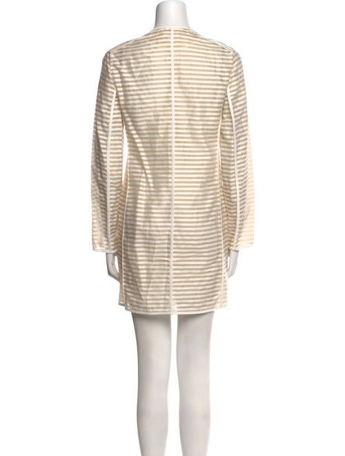 Akris Striped Mini Dress