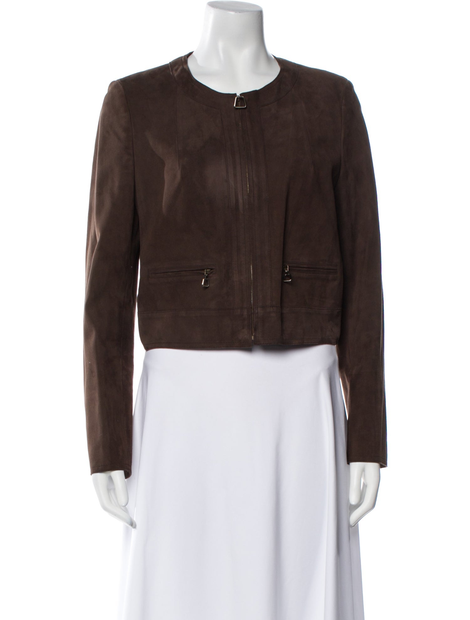 Akris Suede Evening Jacket