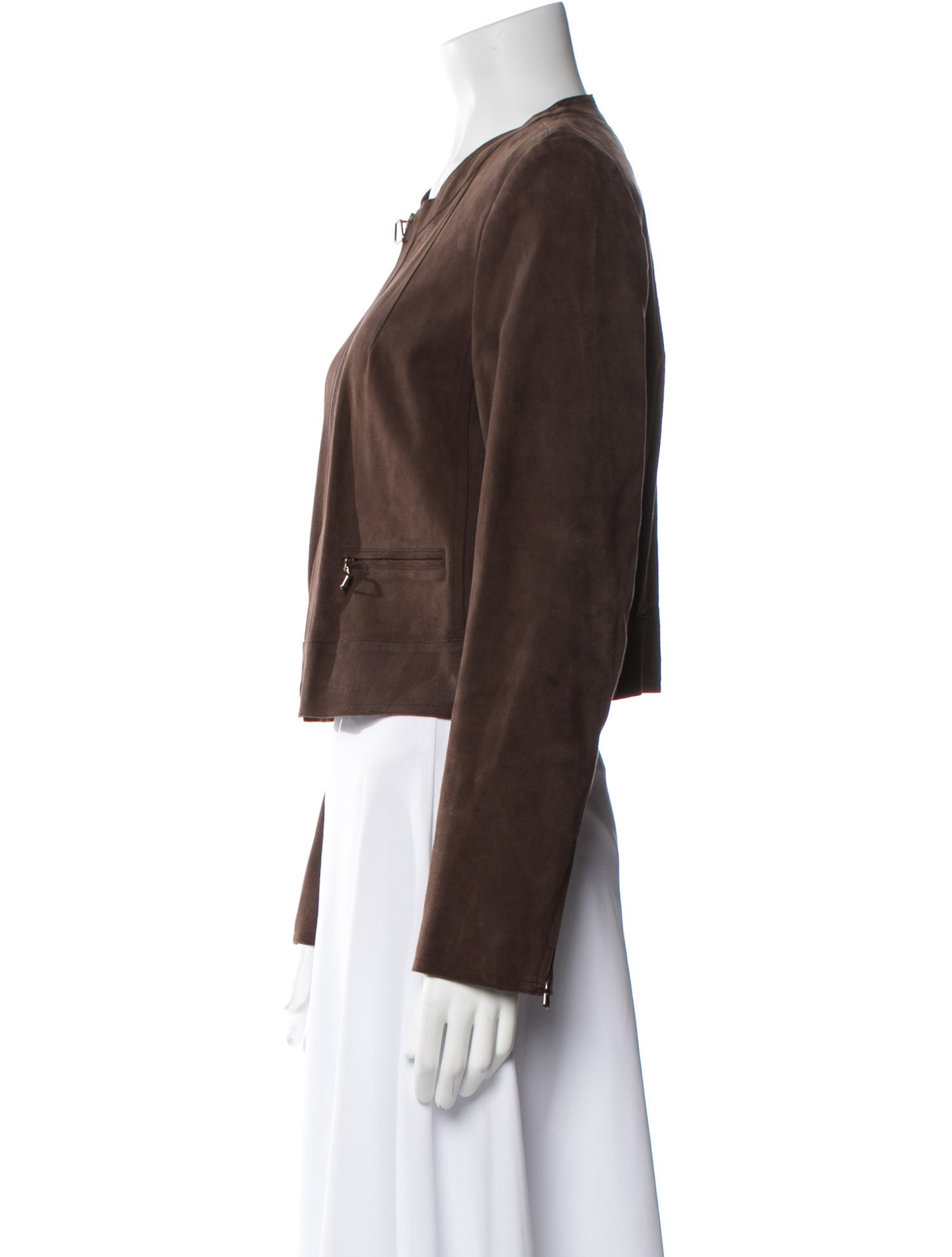 Akris Suede Evening Jacket