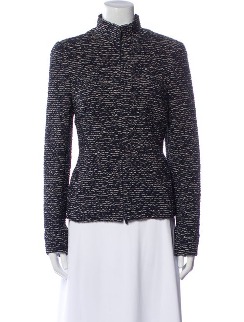 Akris Silk Striped Evening Jacket