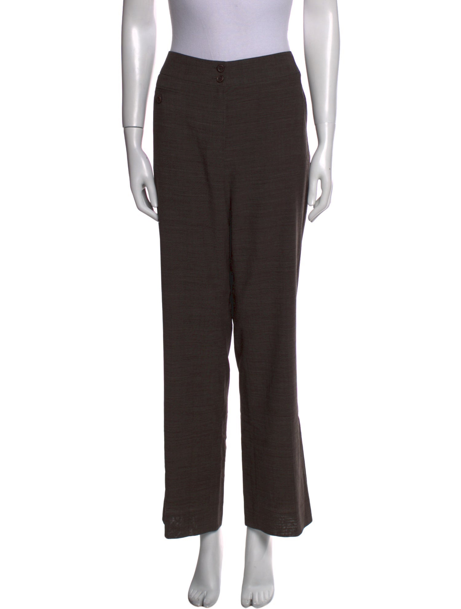 Akris Wool Straight Leg Pants