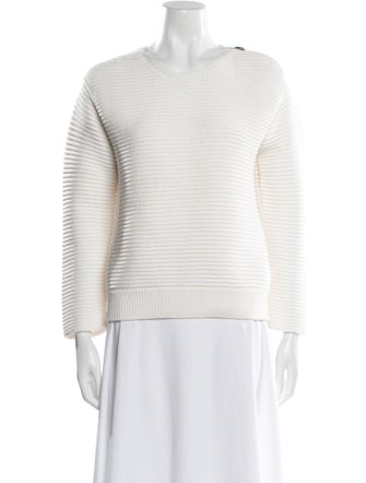 Akris Wool Bateau Neckline Sweater