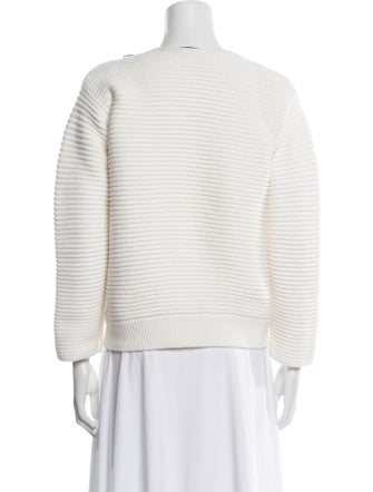 Akris Wool Bateau Neckline Sweater