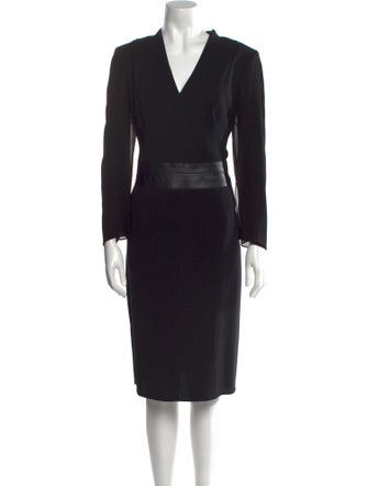 Akris Wool Midi Length Dress