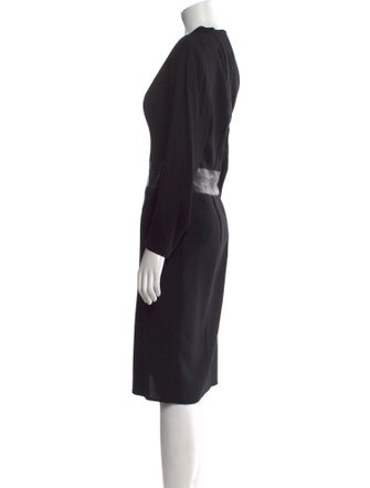 Akris Wool Midi Length Dress