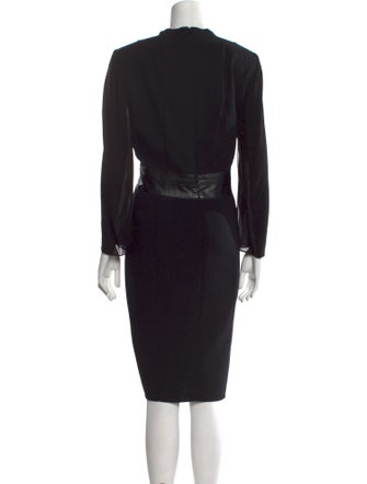 Akris Wool Midi Length Dress